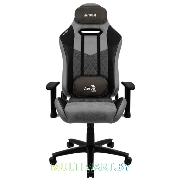 Кресло компьютерное AeroCool Duke Ash Black (черный/пепельный)